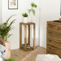 Porte-plante en bois de pin recyclé DENVER