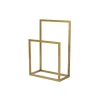 Porte-serviettes sur pied - 2 barres dorées, style design SFAX
