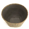 Pot de fleurs rond bambou et béton D60 cm HERCULE