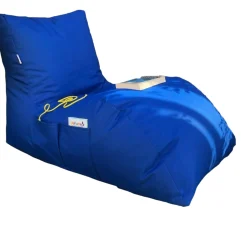 Pouf bain de soleil XXL imperméable – bleu ARTA