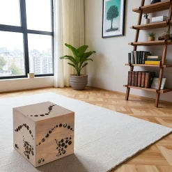 Pouf BULLES hévéa 44cm