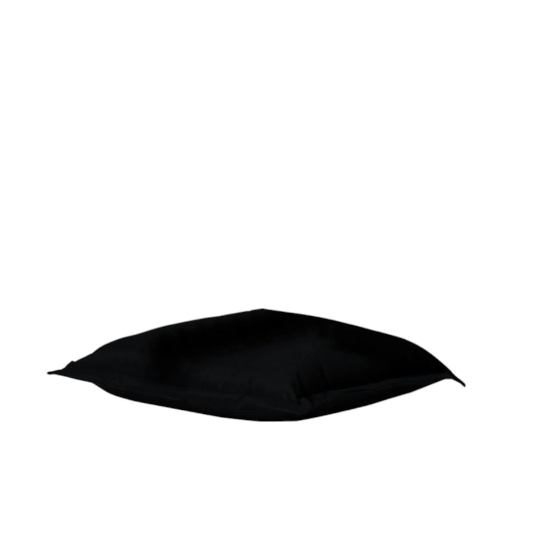 Pouf coussin de sol extérieur imperméable - noir ARTA