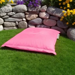 Pouf coussin de sol extérieur rose - 100 cm ARTA