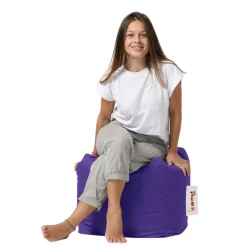 Pouf cube d'extérieur violet ARTA