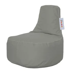 Pouf extérieur gris avec poches ARTA