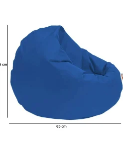 Pouf extérieur imperméable bleu 2 positions ARTA