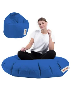 Pouf extérieur imperméable bleu 2 positions ARTA