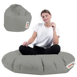 Pouf extérieur imperméable gris 2 positions ARTA
