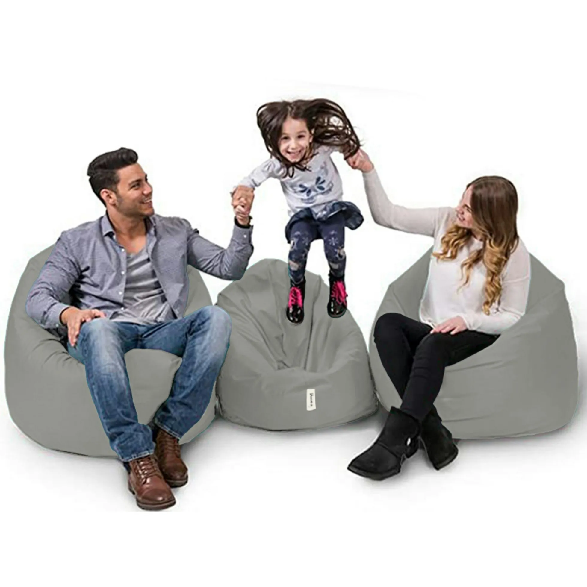 Pouf extérieur imperméable gris 2 positions ARTA