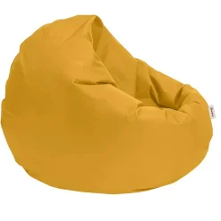 Pouf extérieur imperméable jaune 2 positions ARTA