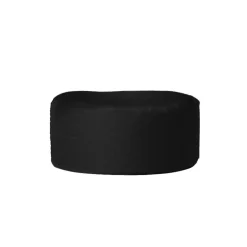 Pouf extérieur imperméable noir - forme ronde ARTA