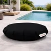 Pouf extérieur imperméable noir 2 positions ARTA