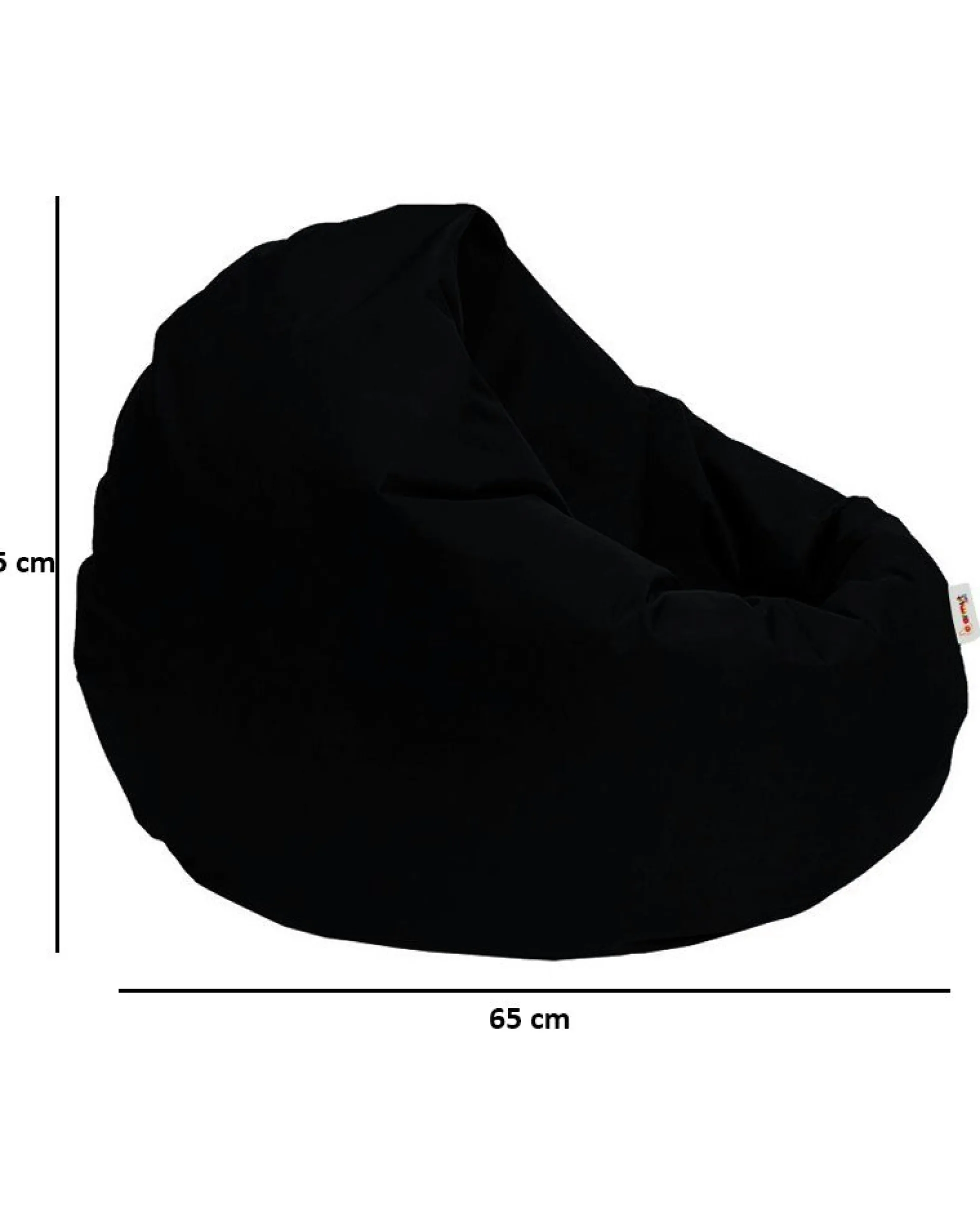 Pouf extérieur imperméable noir 2 positions ARTA