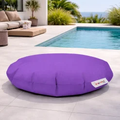 Pouf extérieur imperméable violet 2 positions ARTA