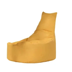 Pouf extérieur jaune avec dossier ARTA