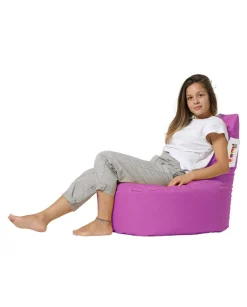 Pouf extérieur rose avec dossier ARTA