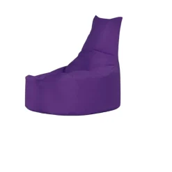Pouf extérieur violet avec dossier ARTA