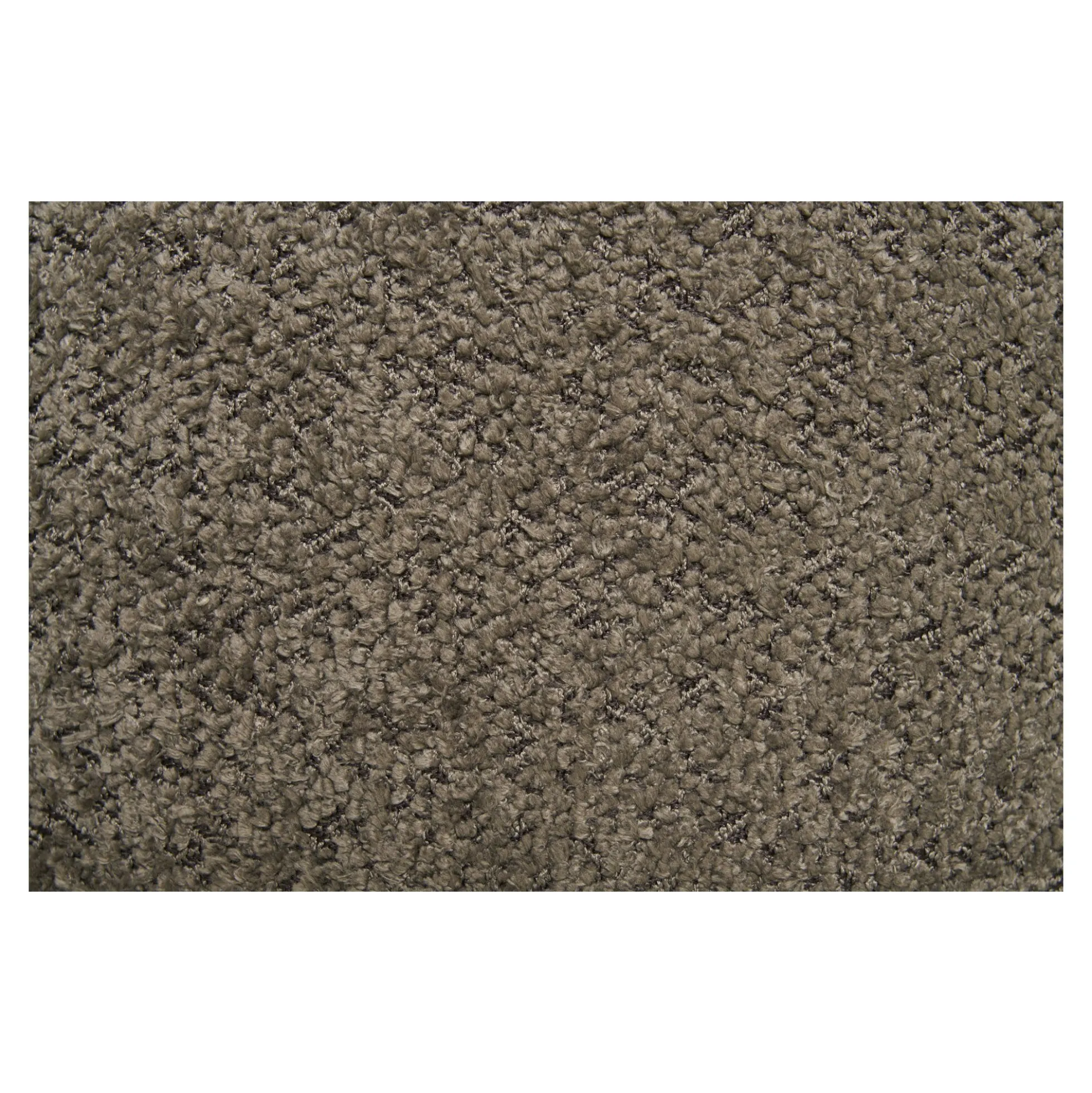 Pouf marron avec rangement, pieds en bois blond BRUGES
