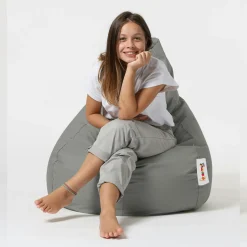 Pouf poire extérieur gris ARTA