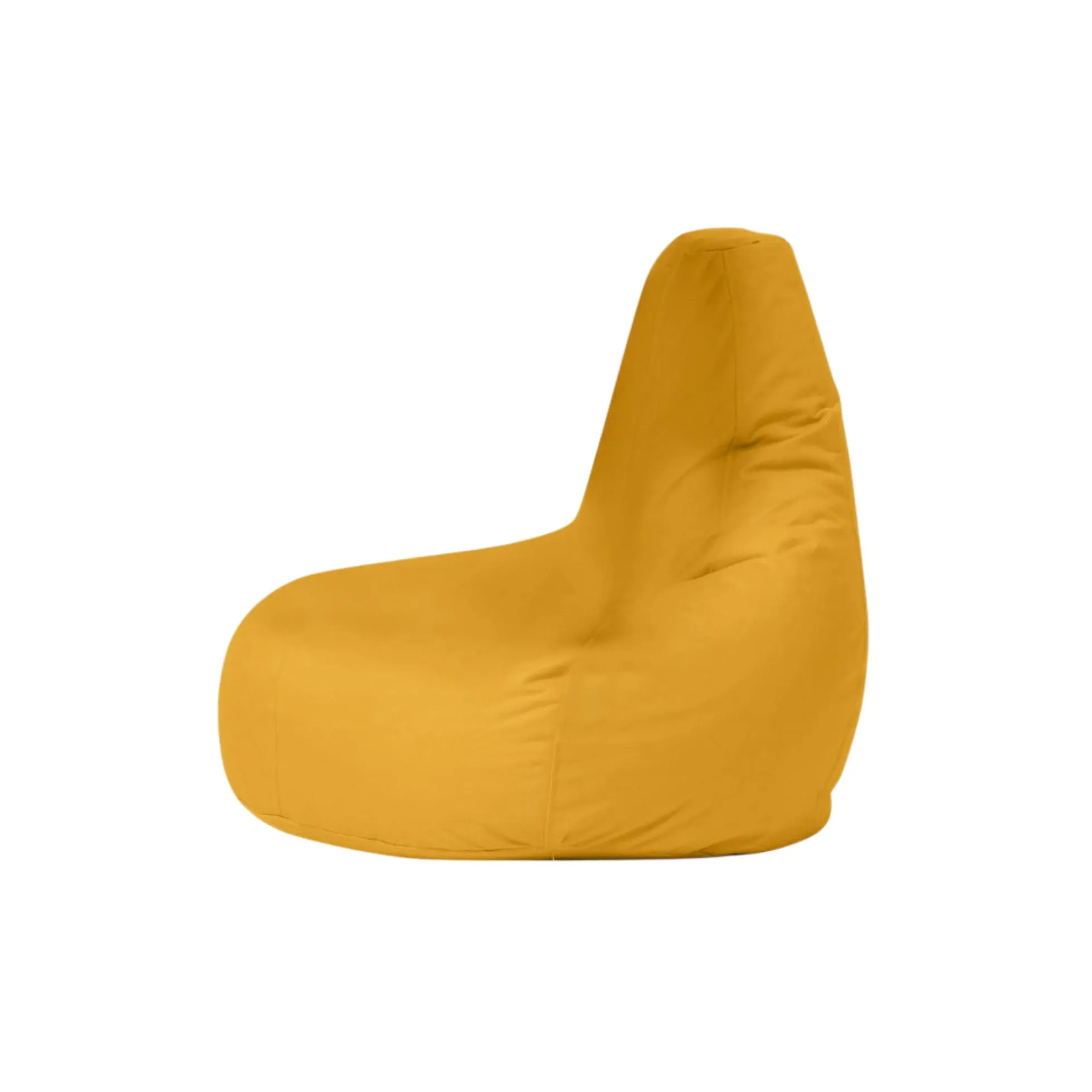 Pouf poire extérieur jaune ARTA