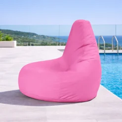 Pouf poire extérieur rose ARTA