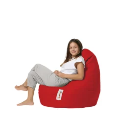 Pouf poire extérieur rouge ARTA