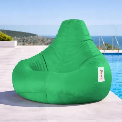 Pouf poire extérieur vert ARTA