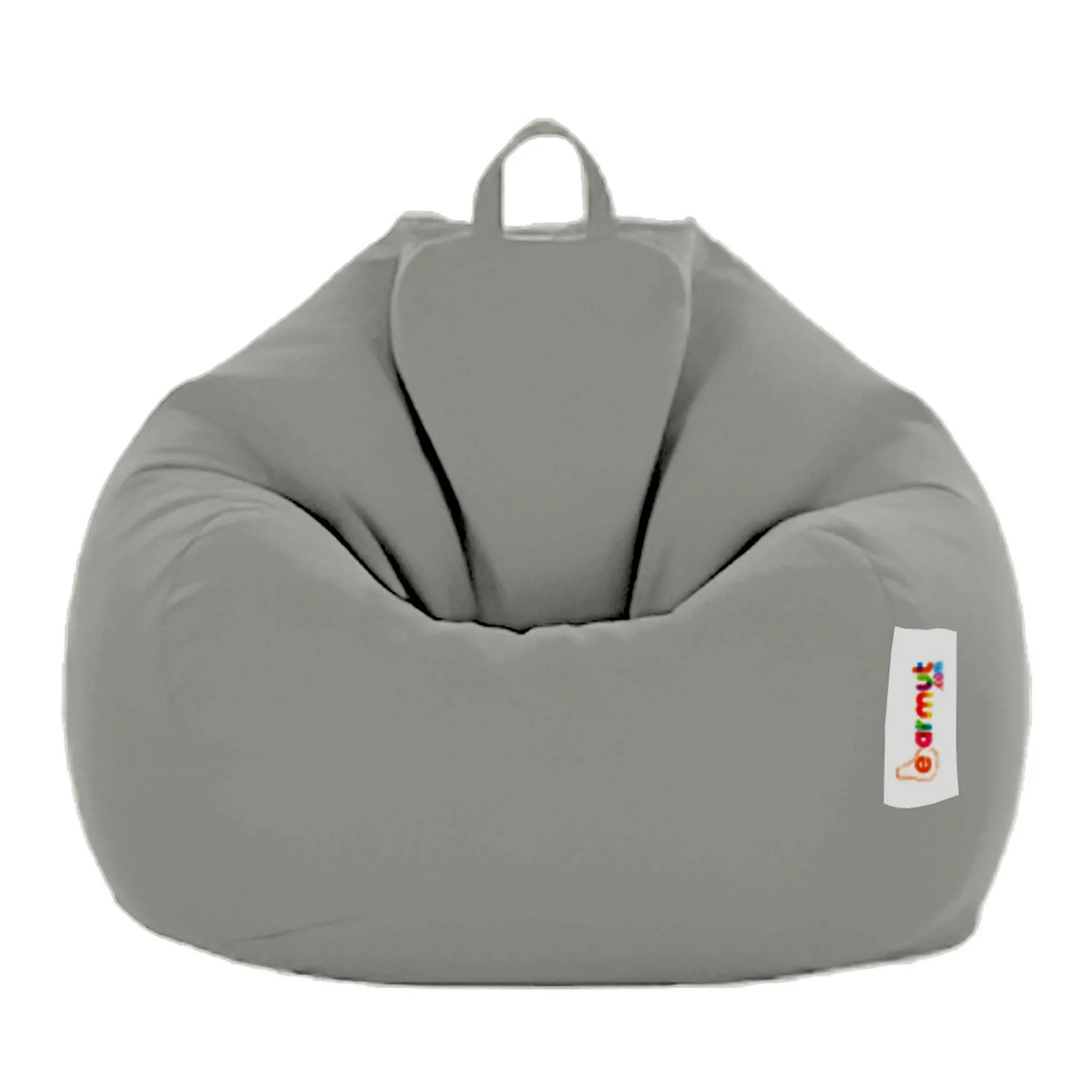Pouf poire XXL extérieur gris ARTA