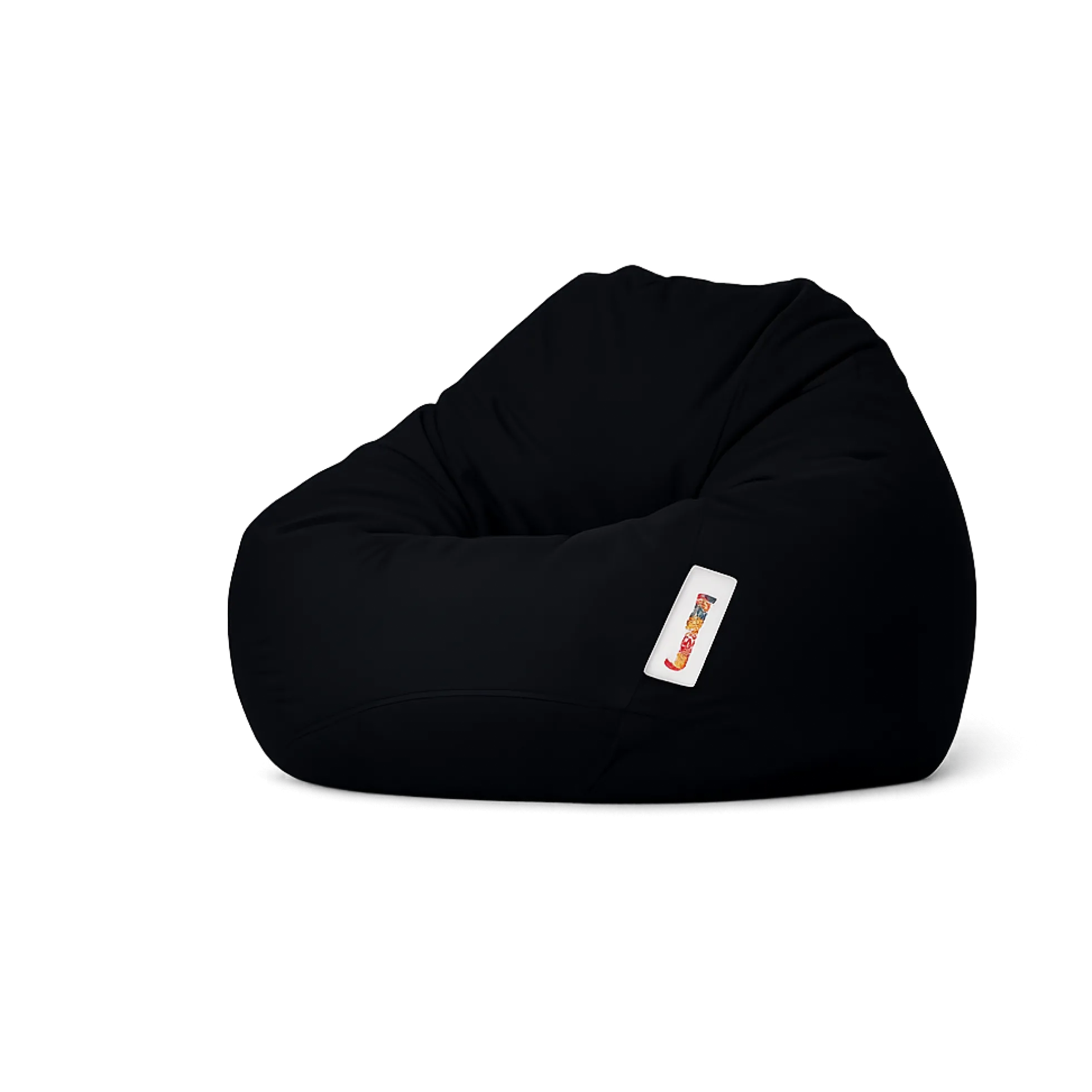Pouf poire XXL extérieur noir ARTA
