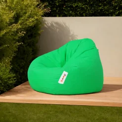 Pouf poire XXL extérieur vert ARTA