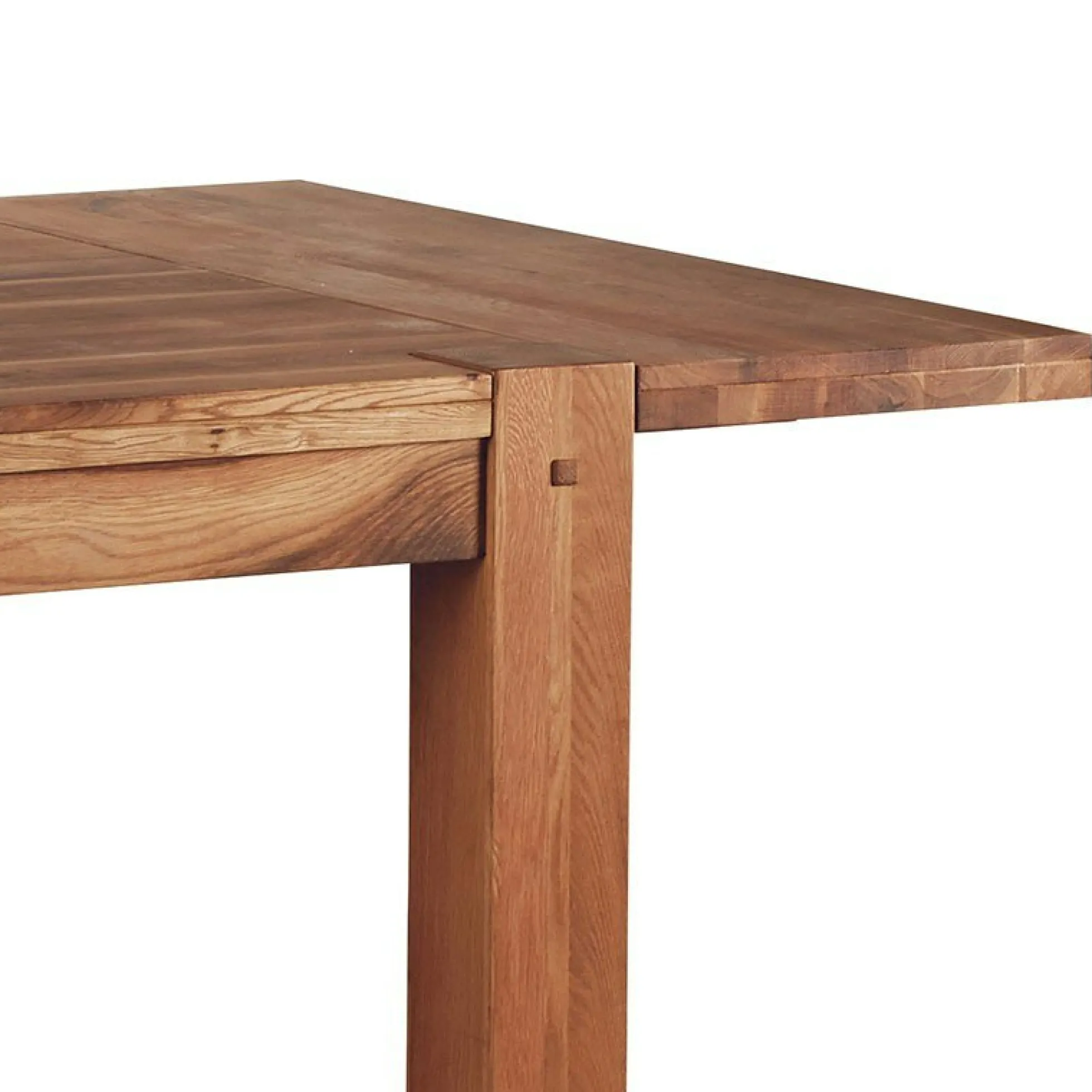 Rallonge 40cm Chêne huilé pour table carrée 120cm FJORD