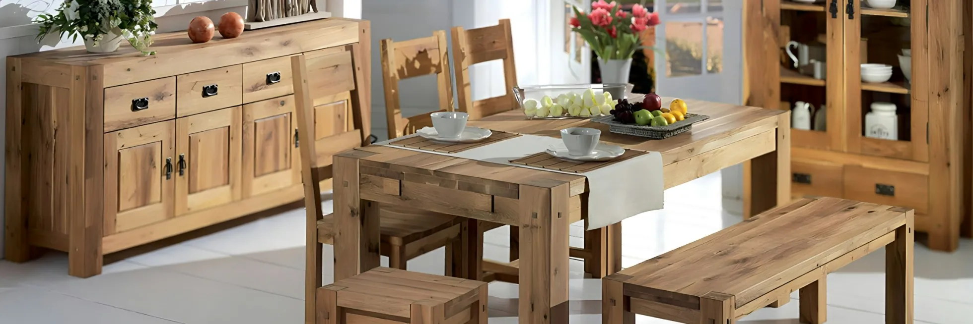 Rallonge 50cm Chêne pour table repas 150 et 180 FJORD