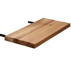 Rallonge pour les tables en chêne huilé bords naturels 180 / 200 / 220 et 240 cm PALERME (50 cm)