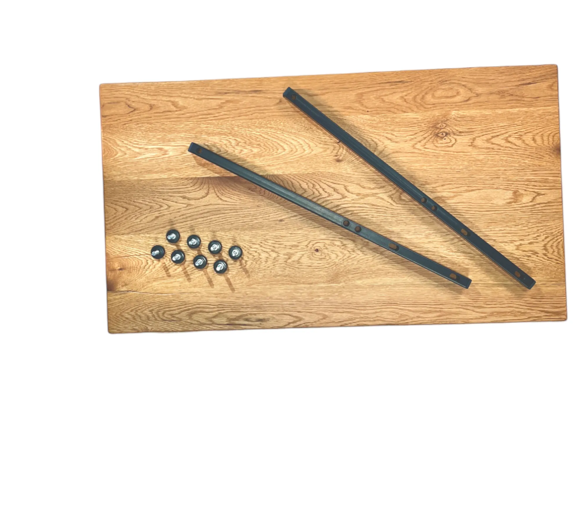 Rallonge pour table bords droits (180/200/240) chêne huilé ETNA