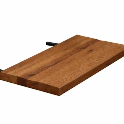 Rallonge pour tables en chêne brun bords naturels largeur 100 cm (50cm) PALERME