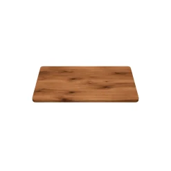 Rallonge pour tables en chêne brun bords biseautés largeur 100 cm (50cm) PALERME