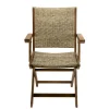 Salon de jardin BAHIA (1 table de jardin extensible 180x240, 4 chaises de jardin, 2 fauteuils de jardin pliants)