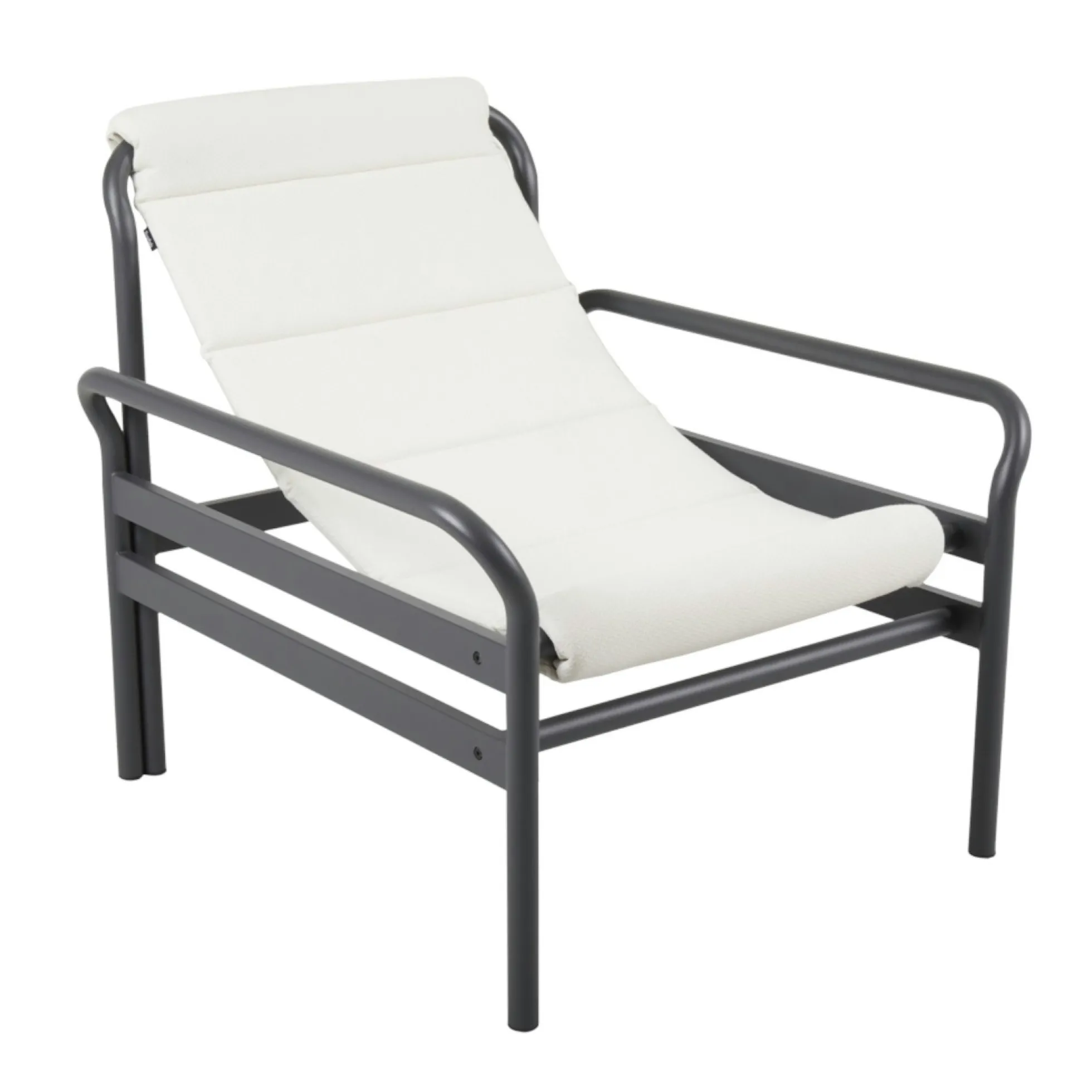Salon de jardin en aluminium gris ardoise (4 pièces) OSLO