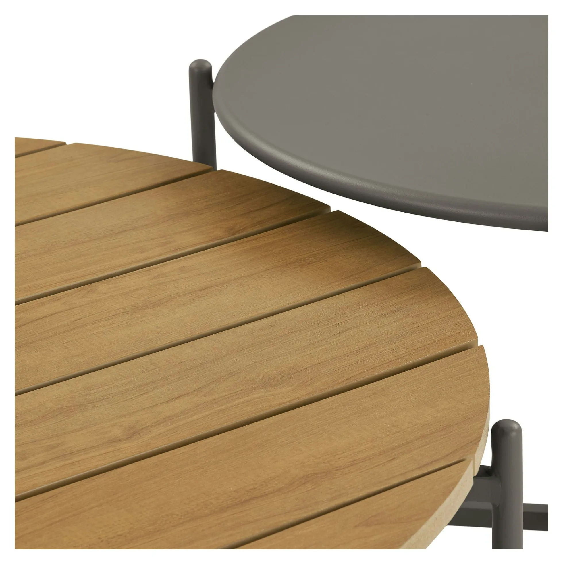 Salon de jardin 4 places avec 2 tables basses MENDOZA