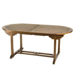 Salon de jardin table + chaises en teck massif MACAO