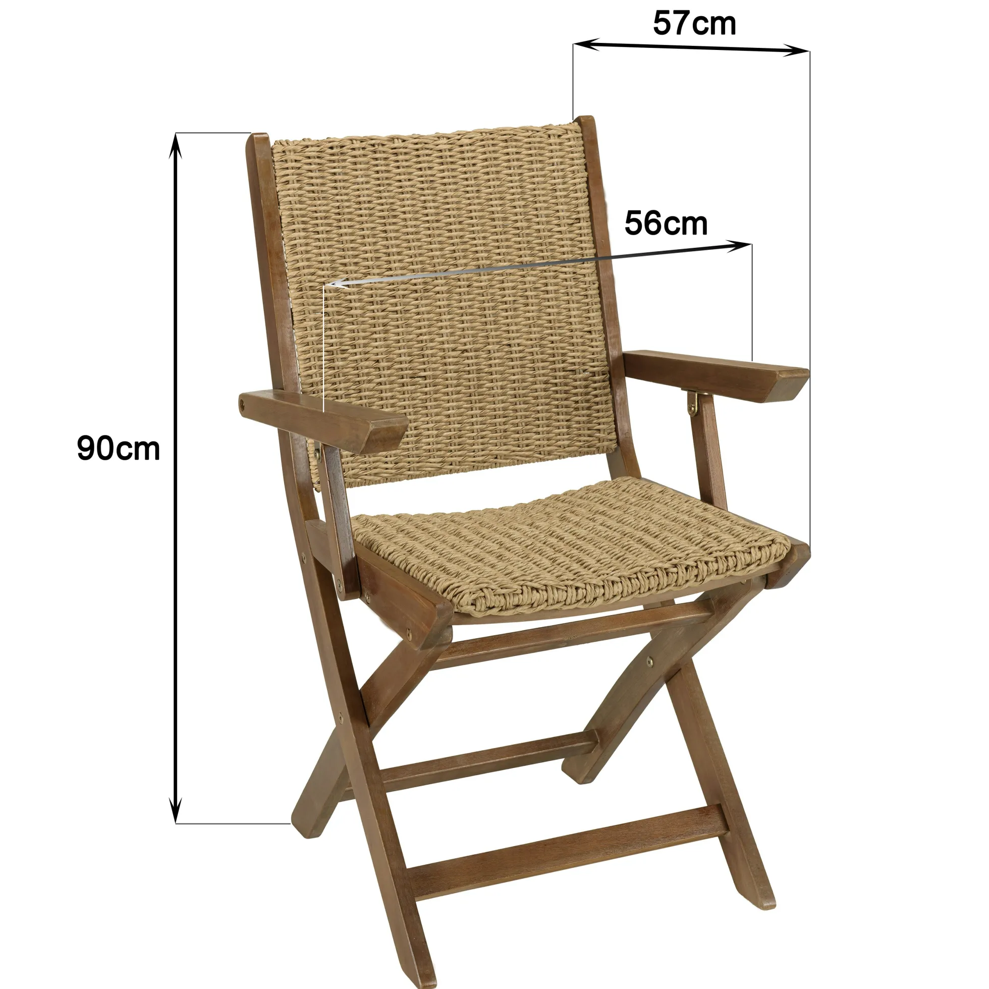 Salon de jardin table 200 cm 6 assises OSTIA