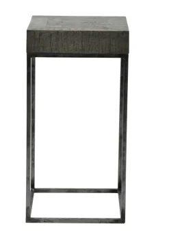 Sellette bois de manguier gris 70 cm LUCKNOW