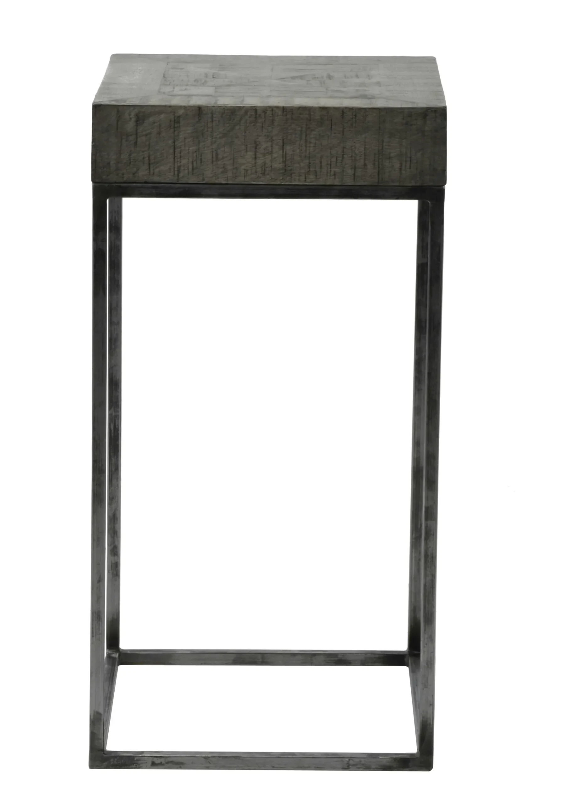 Sellette bois de manguier gris 70 cm LUCKNOW