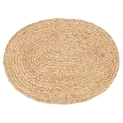 Set de table ovale en jute tressée (lot de 4)