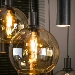 Suspension cuisine design 9 abat-jour assortis NOVA