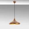 Suspension design cuivrée – forme soucoupe SILE