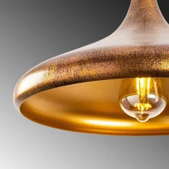 Suspension design cuivrée – forme soucoupe SILE