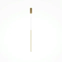 Suspension design dorée – 1 barre verticale LED SALEM
