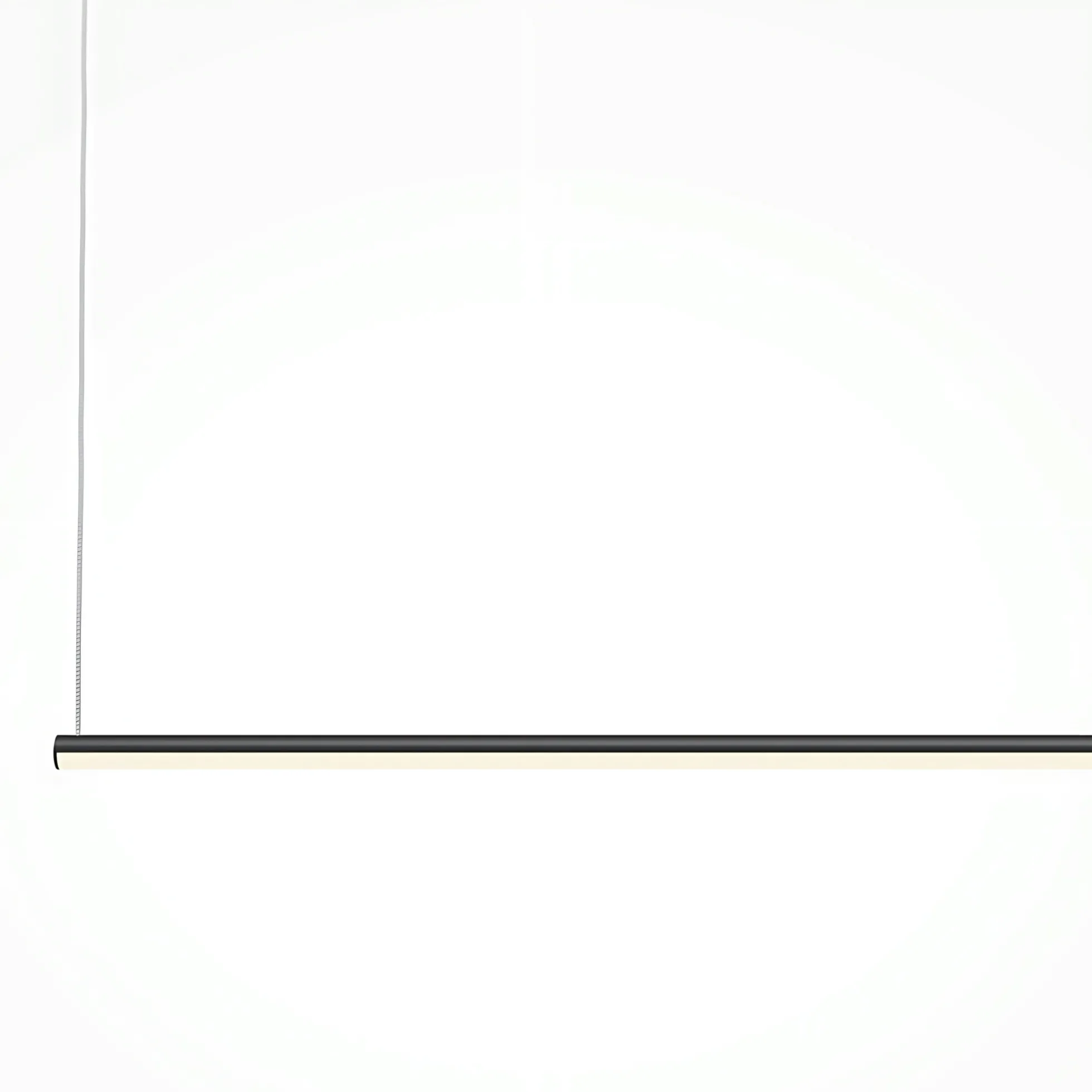 Suspension design LED – barre horizontale noire SALEM