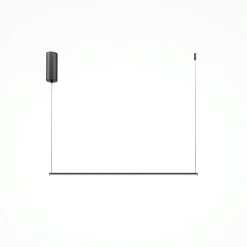Suspension design LED – barre horizontale noire SALEM